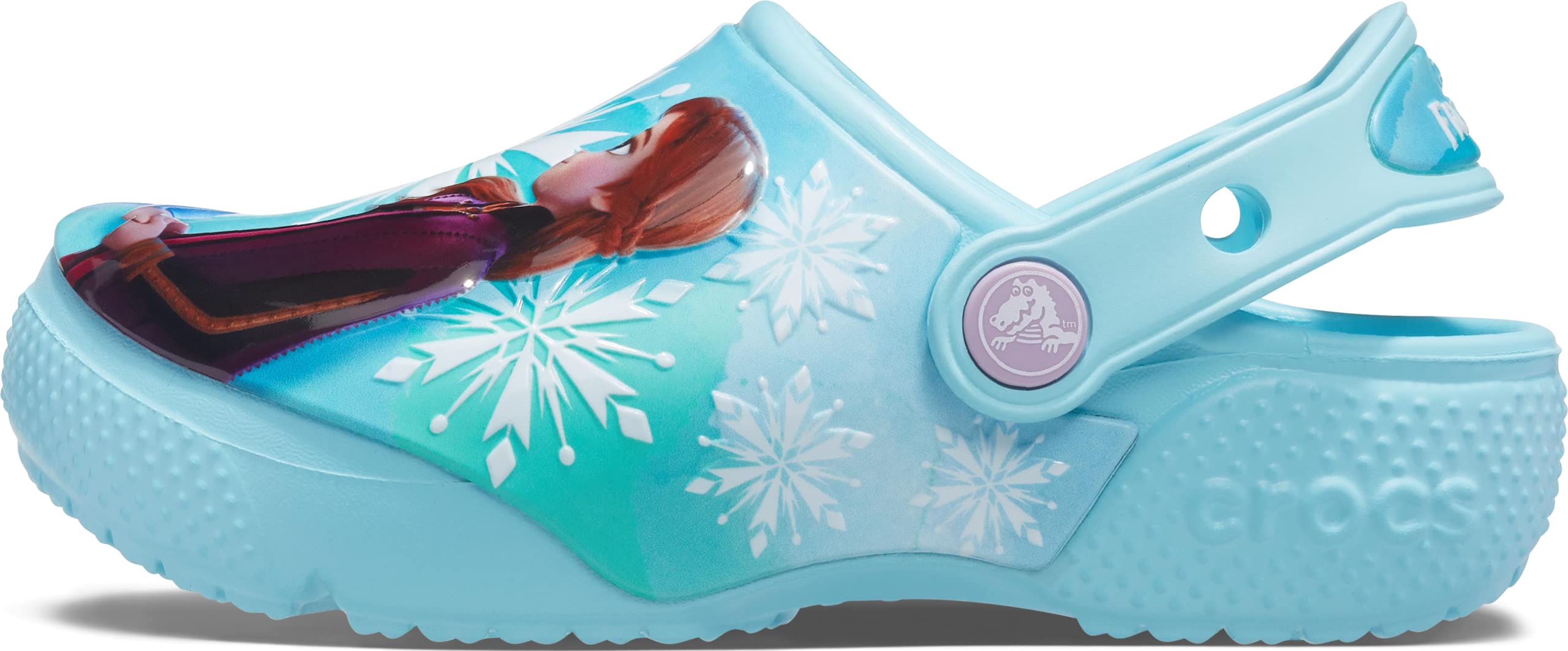 Crocs Kids' Disney Frozen 2 Clog - Lightweight & Comfortable Water Shoes for Girls | Perfect for Beach, Pool, and Outdoor Play