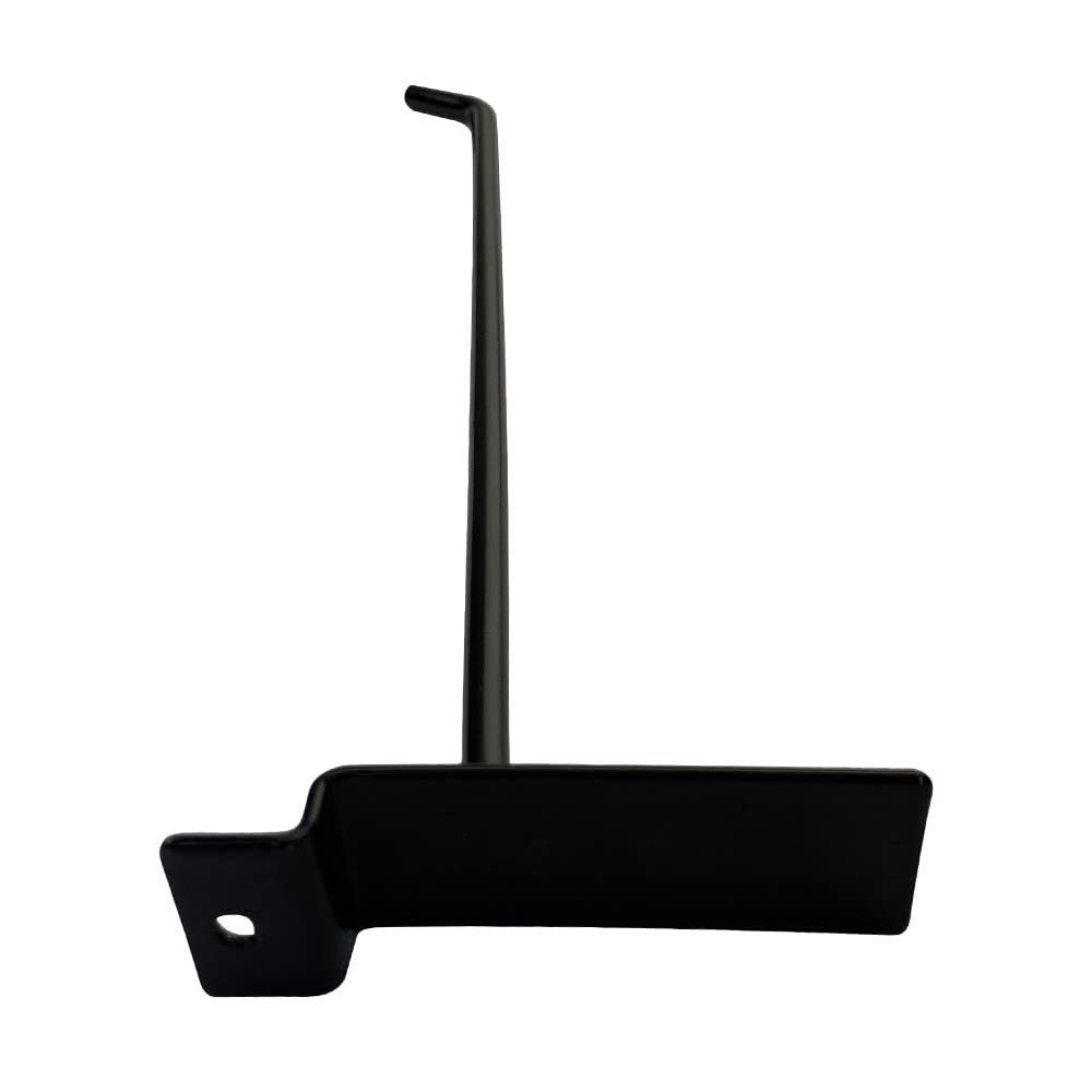 Prolinemax 24 Pack 10 Inch Black Slatwall Hooks - Heavy Duty Metal Retail Display Hangers for Store Shelving & Wall Organization - Perfect for Clothing, Accessories, and Home Decor Display