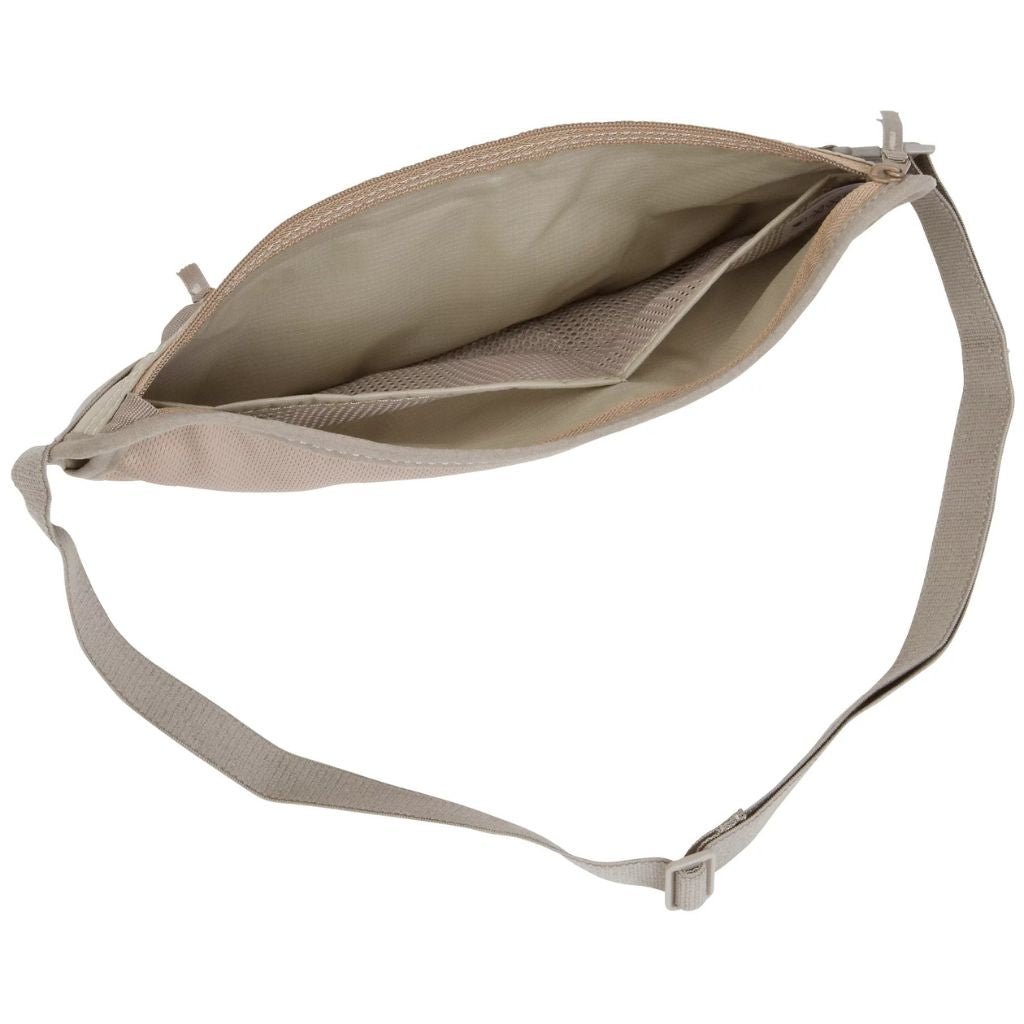 Eagle Creek RFID Blocker Money Belt DLX - Anti-Theft Travel Wallet for Passport & Cash (Tan) | Secure & Comfortable for International Travel, Hiking, and Daily Commute