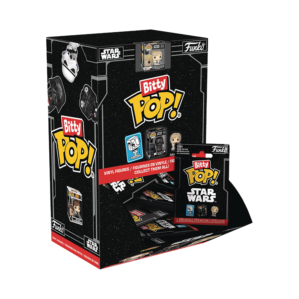 Bitty Pop Star Wars Vinyl Figures - Collectible Mini Vinyl Toys for Star Wars Fans | Perfect for Display, Gifts, and Home Decor