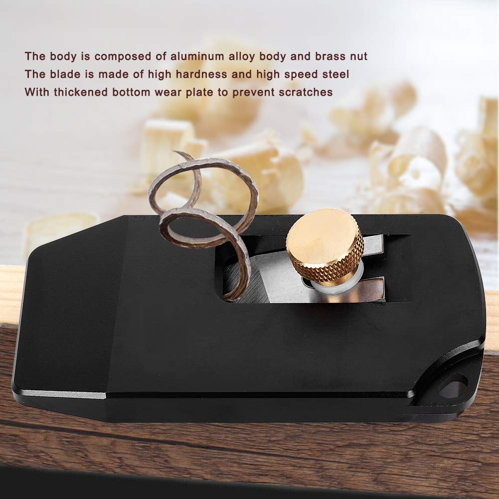 AMONIDA Edge Banding Trimmer - High Speed Steel Manual Edge Trimmer with Brass Nut, Adjustable Tilt for PVC & Wood Veneer - Perfect for DIY Furniture, Cabinets & Woodworking Projects
