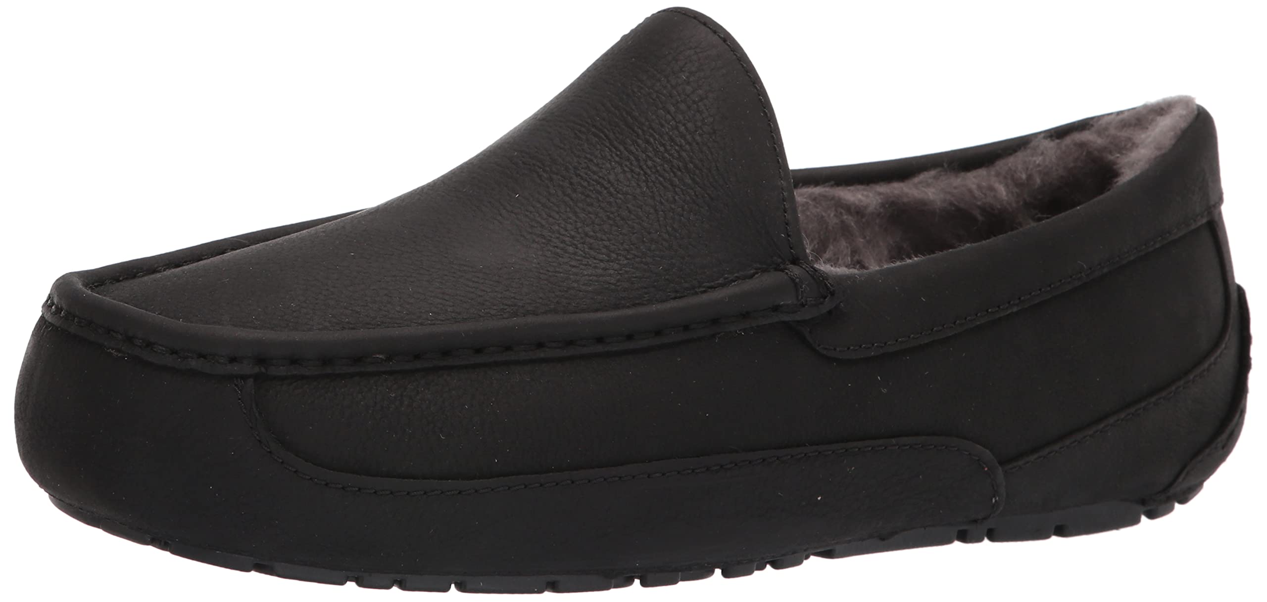 UGG Men's Ascot Slipper - Comfortable Indoor/Outdoor House Shoes for Winter & Lounge Wear - Cozy Fleece Lined Slippers for Men with Arch Support
