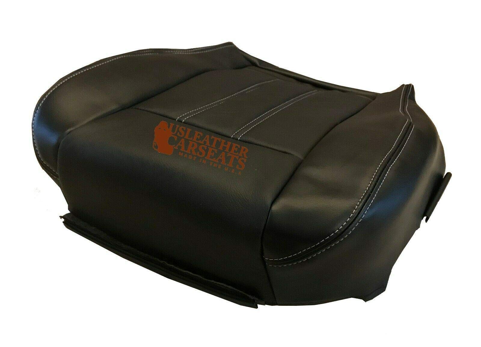 Premium Genuine Leather Car Seat Cover - Black Driver Bottom Cushion Replacement for 2008-2013 Chrysler Town & Country Touring | Enhanced Comfort & Luxury Interior Upgrade | Perfect for Daily Commute, Road Trips & Family Travel