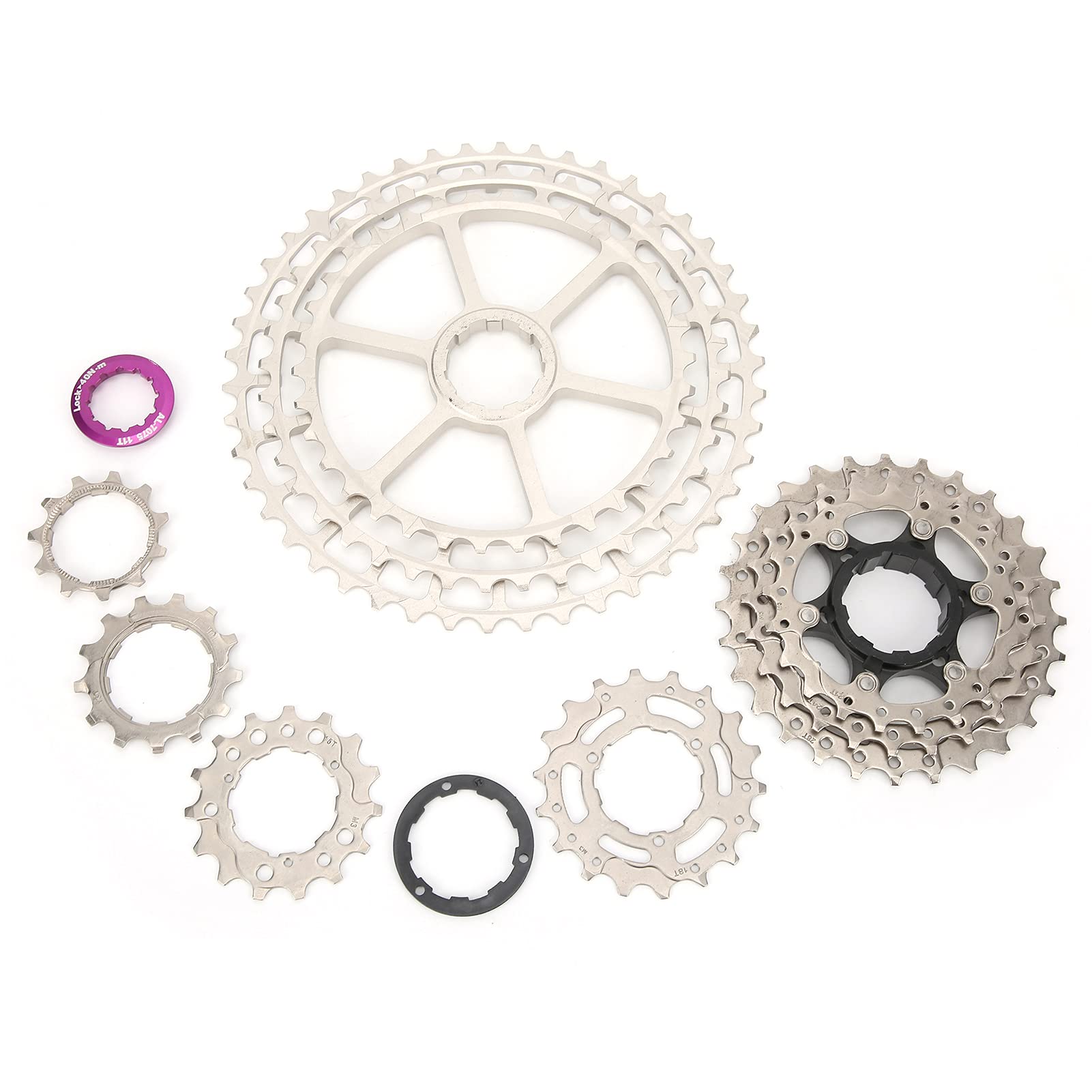 10-Speed Road Bike Cassette - Durable Freewheel Cogset with Heat Resistance for Cycling & Racing | Perfect for Mountain Biking, Commuting & Professional Training