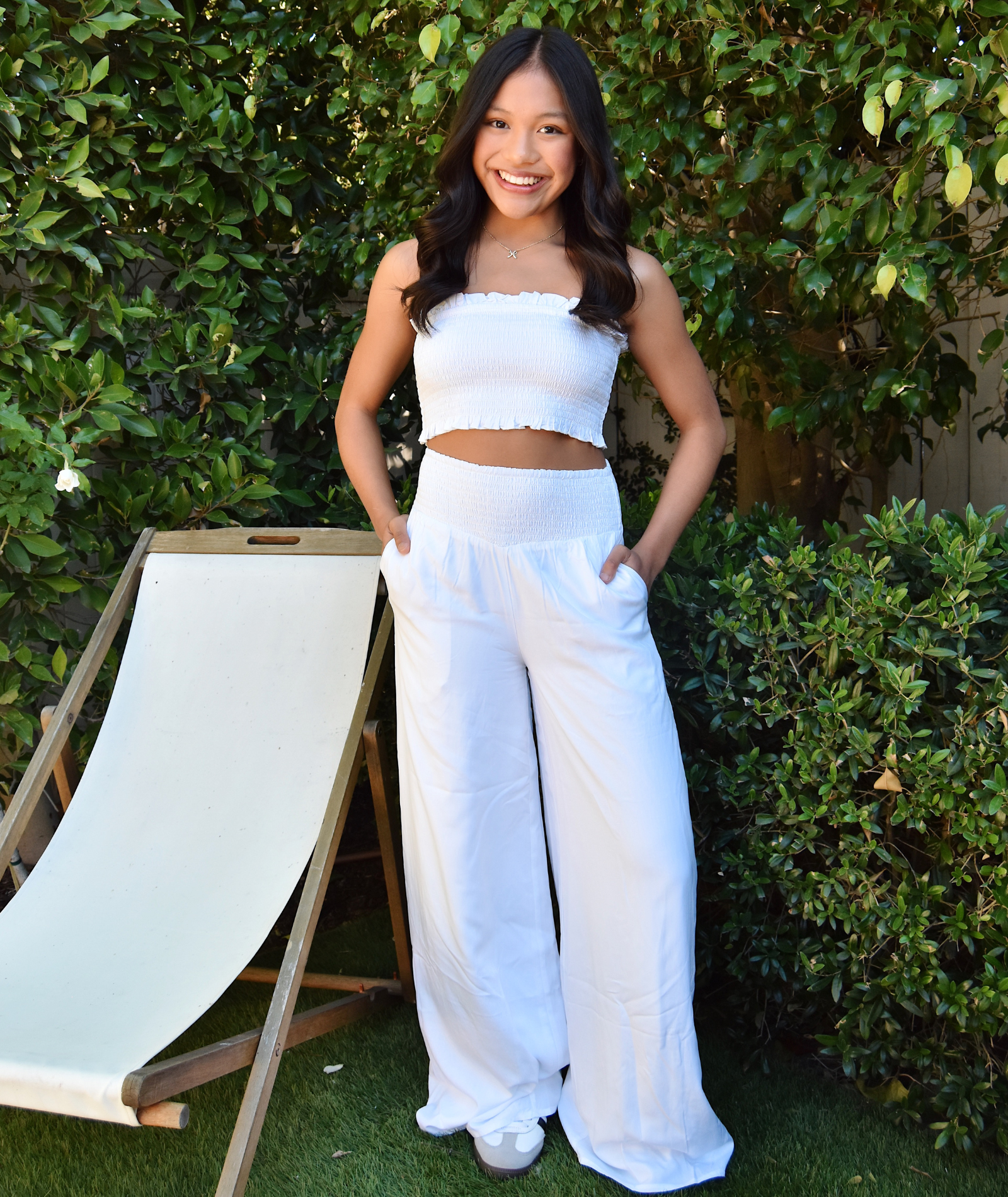 Katie J NYC Juniors Bea Tube Top for Women - Trendy Stretchy Sleeveless Crop Top - Perfect for Summer, Beach, Parties & Casual Outfits