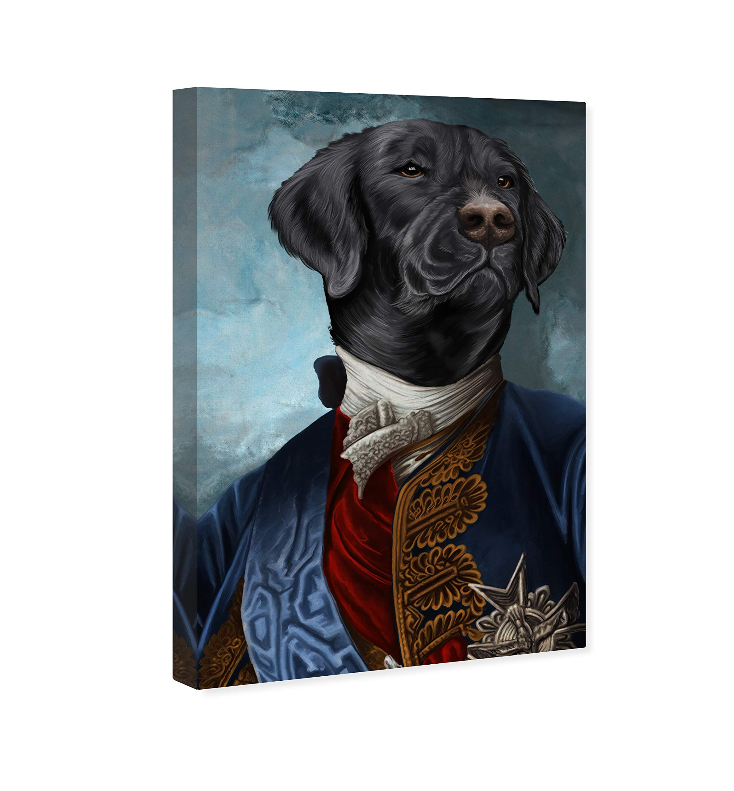 Gentleman Lab Wall Art Canvas Print - 16x24 Inches Blue & Black Animal Artwork by Oliver Gal Artist Co. - Perfect for Living Room, Bedroom & Office Décor