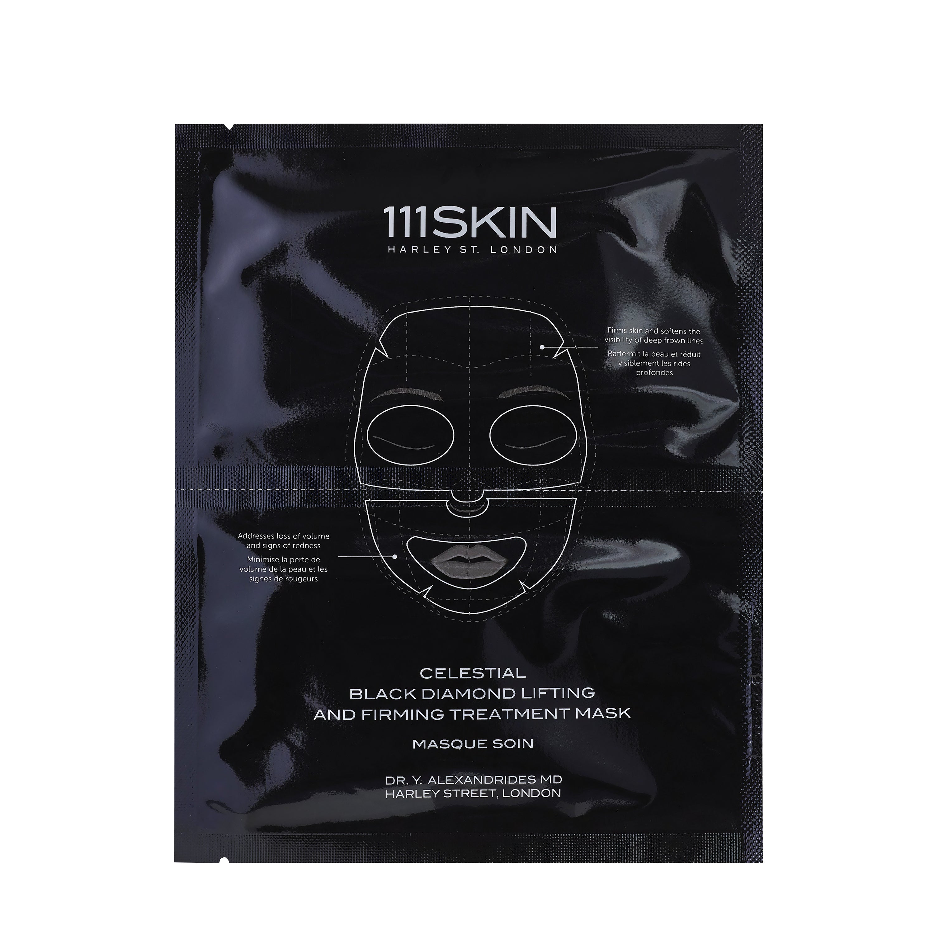 111Skin Celestial Black Diamond Lifting & Firming Face Mask - Anti-Aging Treatment for Wrinkles & Fine Lines - Perfect for Spa Night & Special Occasions