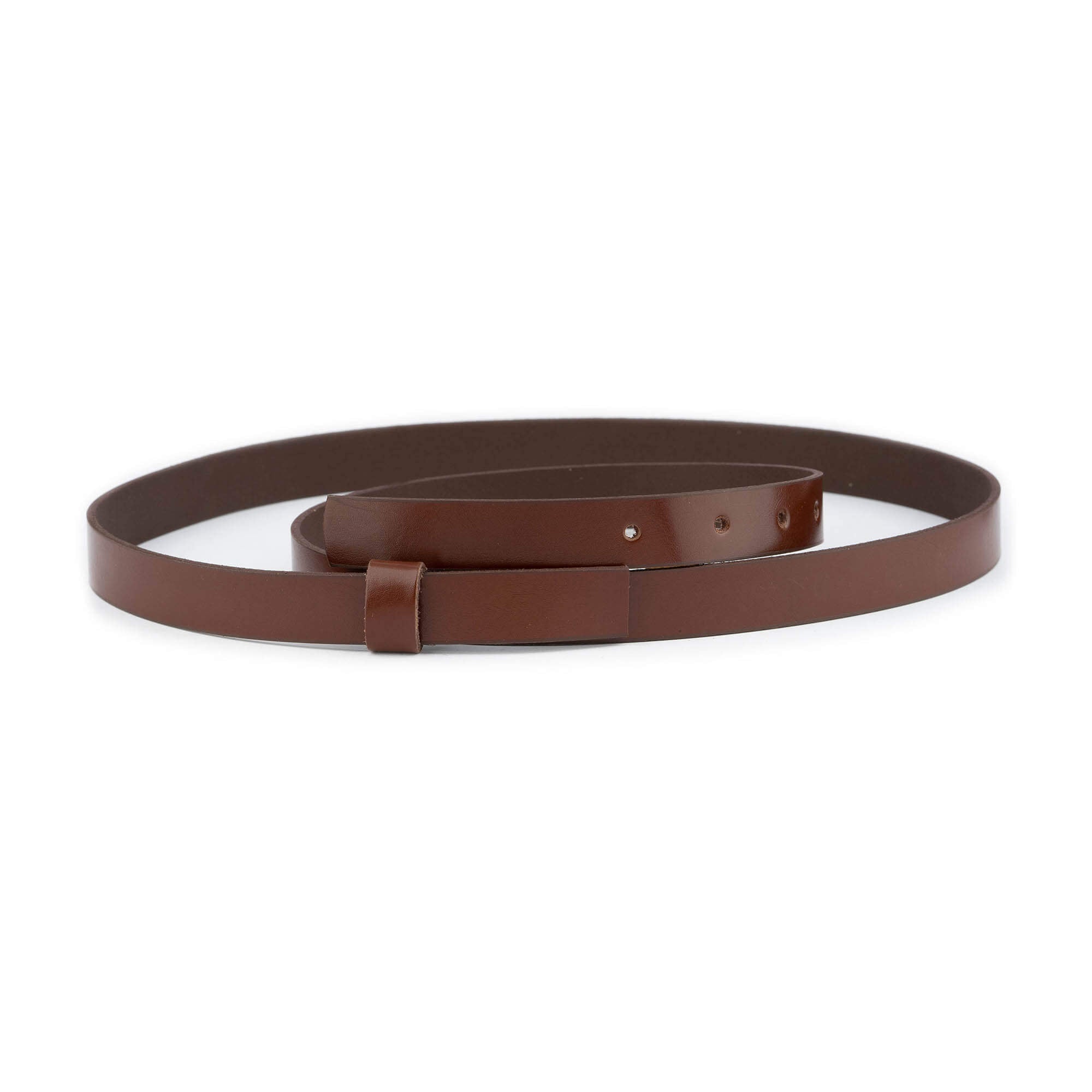 2.0 cm Dark Brown Genuine Leather Belt Strap for Dior Buckles - Women's Replacement Belt - Perfect for Dior Handbags, Tote Bags & Fashion Accessories