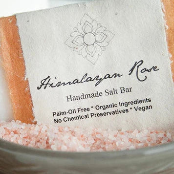 Organic Himalayan Pink Salt Soap - Natural Exfoliating & Detoxifying Bar for Glowing Skin - Perfect for Daily Cleansing, Spa & Relaxation