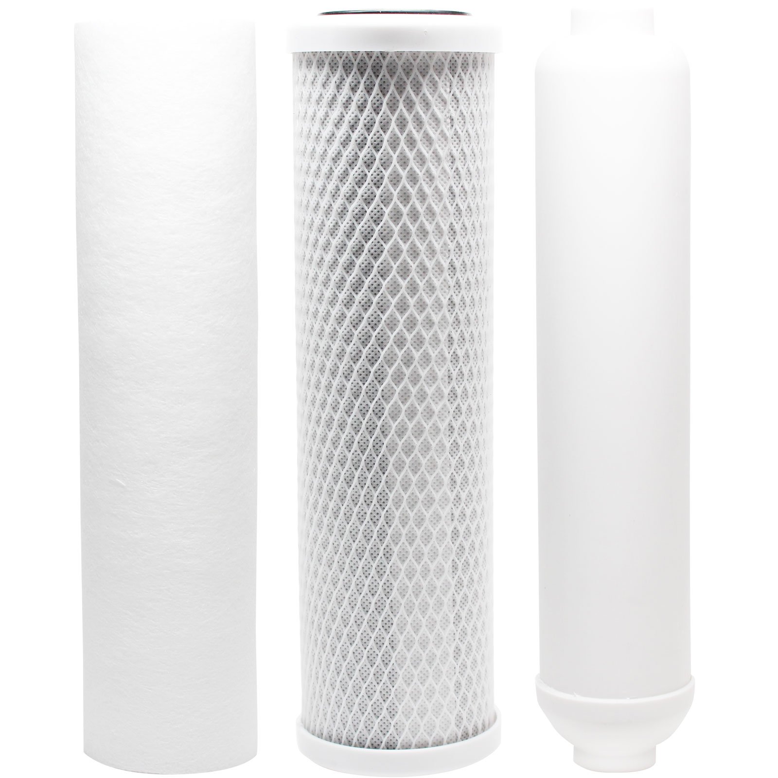 Denali Pure Replacement Filter Kit for Vitapur VRO-4 RO System - 3-Stage Water Filtration with Carbon Block, PP Sediment & Inline Cartridge - Perfect for Home, Office & RV Water Purification