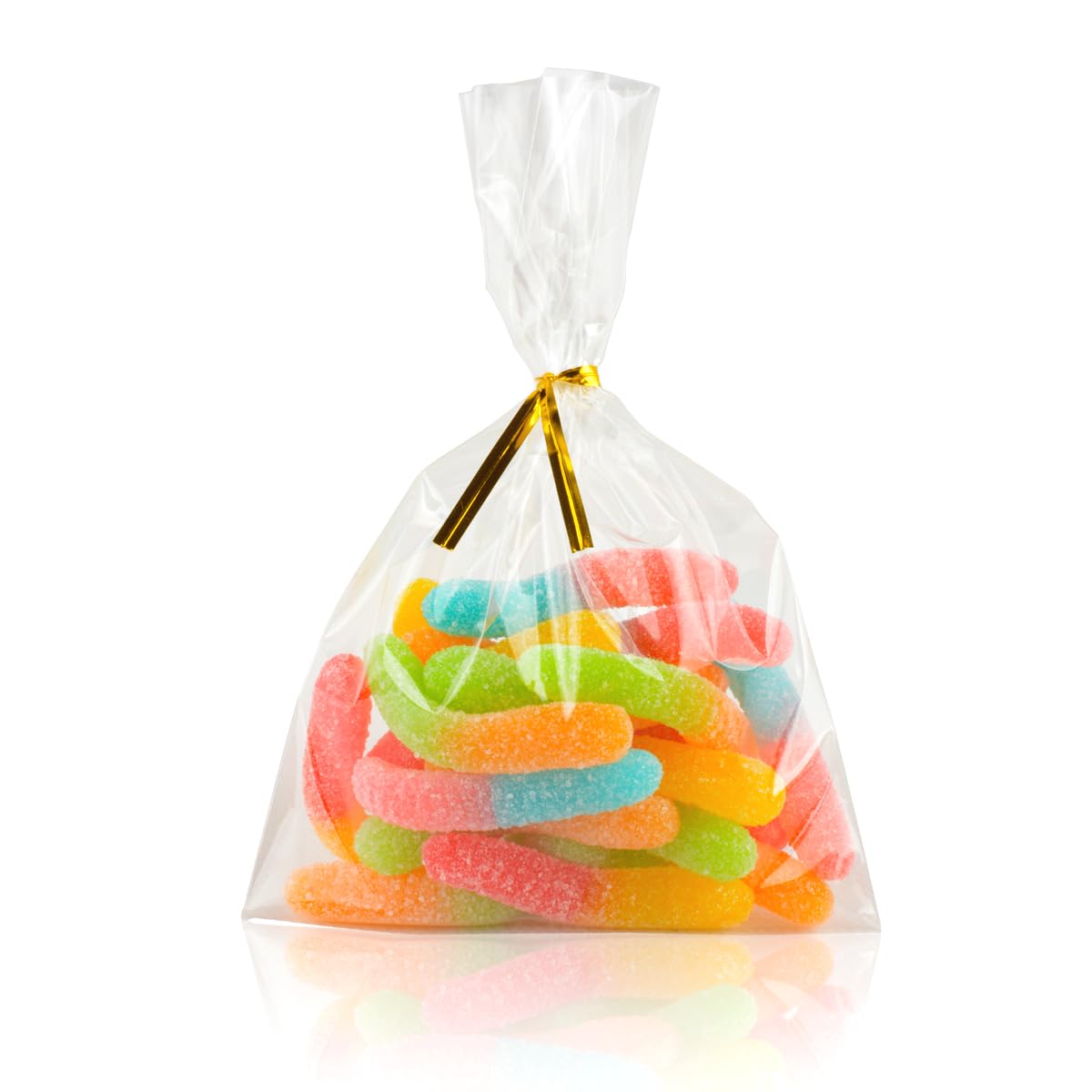 100-Pack Clear Cellophane Treat Bags 4