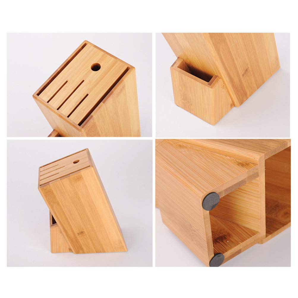 Premium Wooden Block Bamboo Dish Rack - Durable Kitchen Countertop Organizer for Plates, Bowls & Cutting Boards | Perfect for Small Spaces, Open Shelving & Minimalist Kitchens
