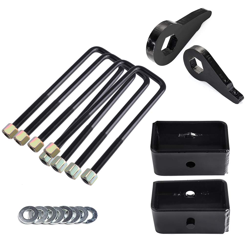 CCiyu 1-3 Inch Front & 3 Inch Rear Suspension Lift Leveling Kit for 2004-2005 Chevrolet Silverado 1500 LS 6L - Off-Road & Truck Enhancement Upgrade