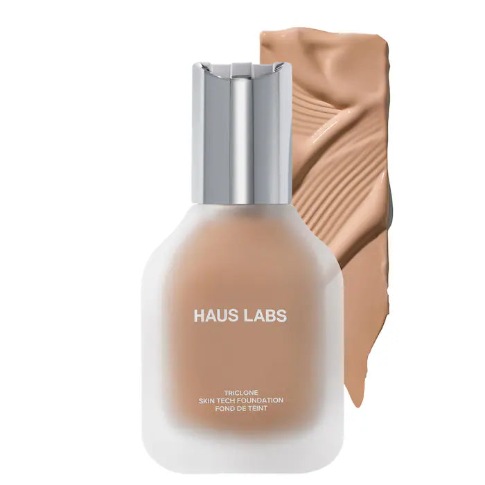 Haus Labs Triclone Skin Tech™ Medium Coverage Foundation with Fermented Arnica - Lightweight, Buildable Makeup for Flawless Skin | Perfect for Daily Wear & Special Occasions