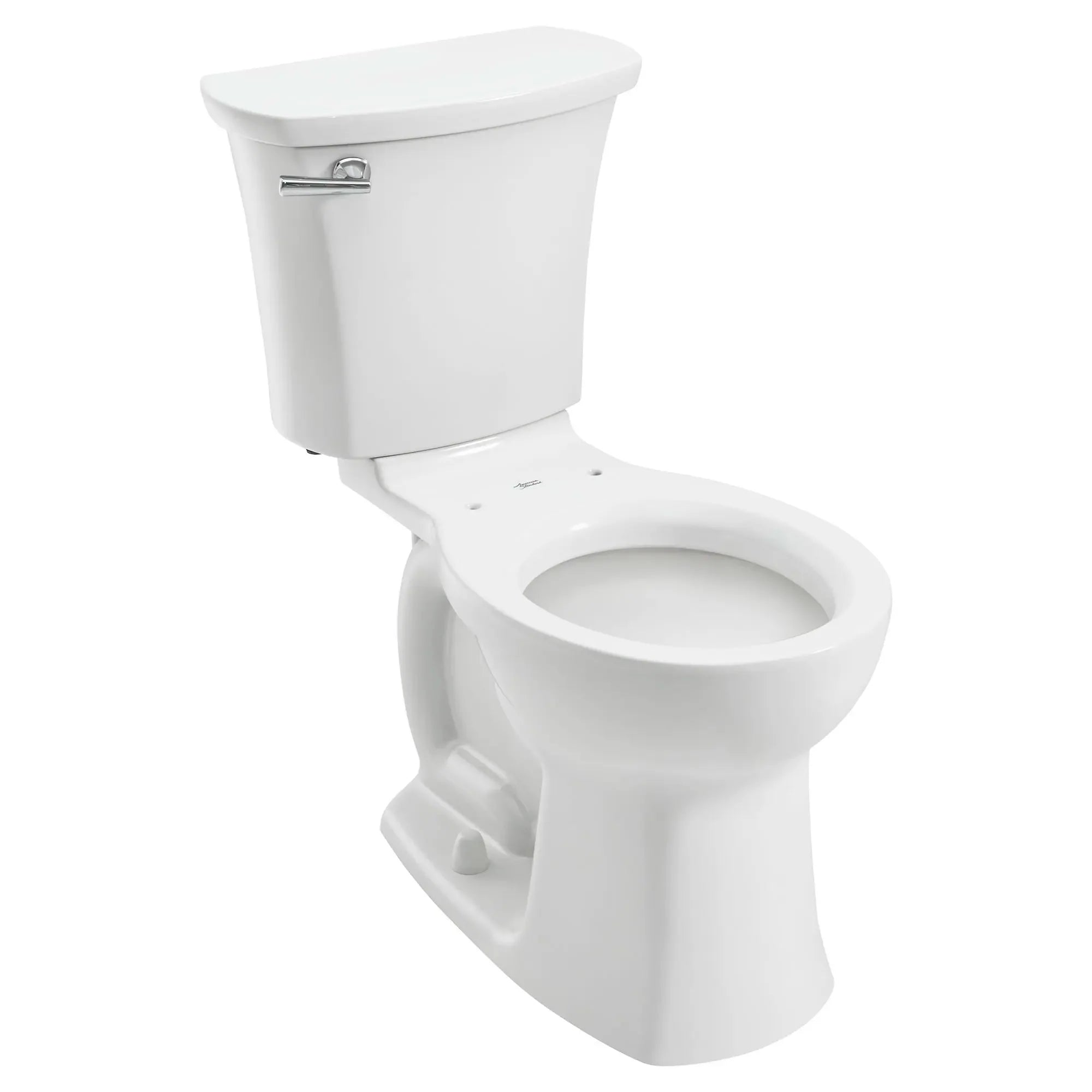 Edgemere® Two Piece 1.28 GPF/4.8 LPF Water Saving Round Front Toilet - 10 Inch Rough-In, Chair Height, Seat Not Included | Perfect for Small Bathrooms & Powder Rooms