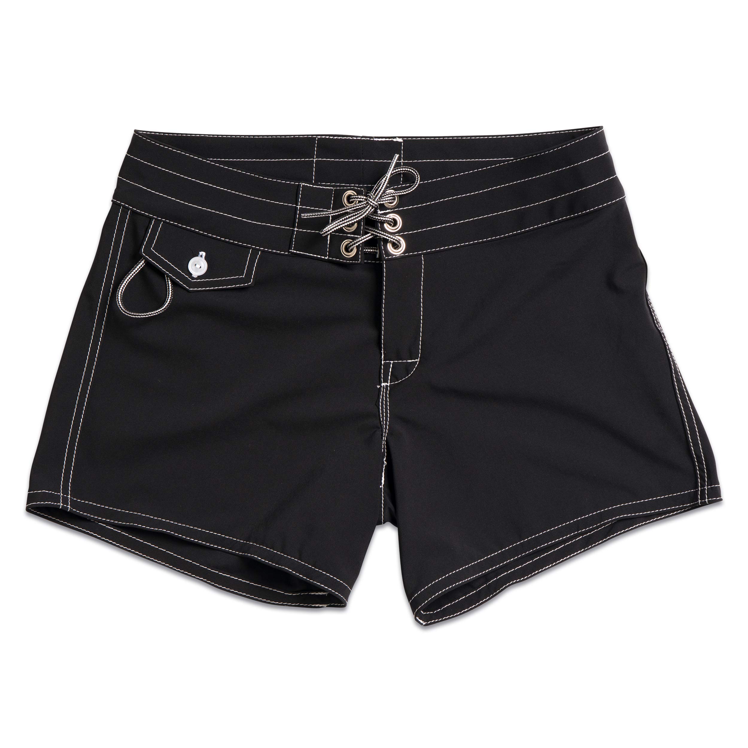 Birdwell Women's Stretch Board Shorts - Long Length Swimwear for Surfing, Beach & Summer Activities | Quick-Dry Comfortable Swim Shorts