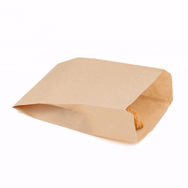 Premium Kraft Paper French Fry & Snack Bags - 7x3x11 Inches, 100 Count Box - Eco-Friendly Fast Food Packaging for Restaurants, Food Trucks & Parties