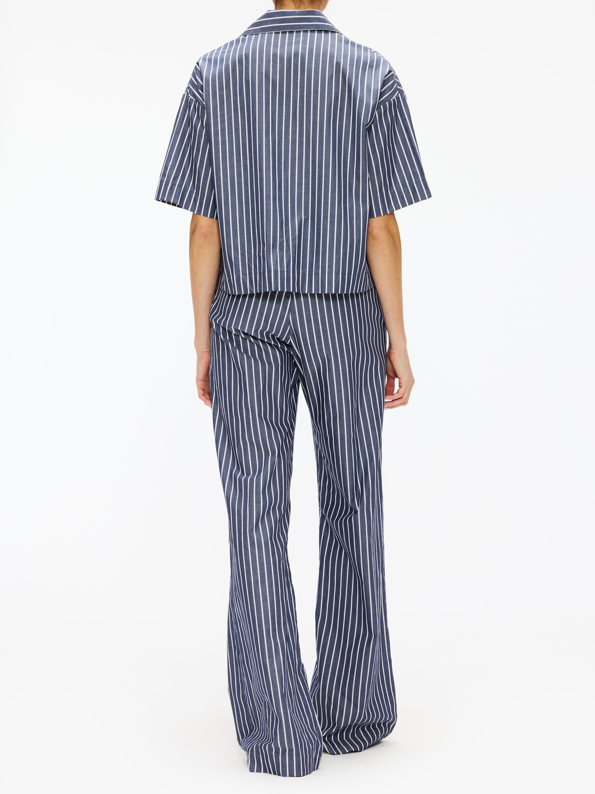 Enza Costa Women's Poplin Resort Pants - Lightweight, Breathable & Comfortable for Travel, Beach & Summer Vacations