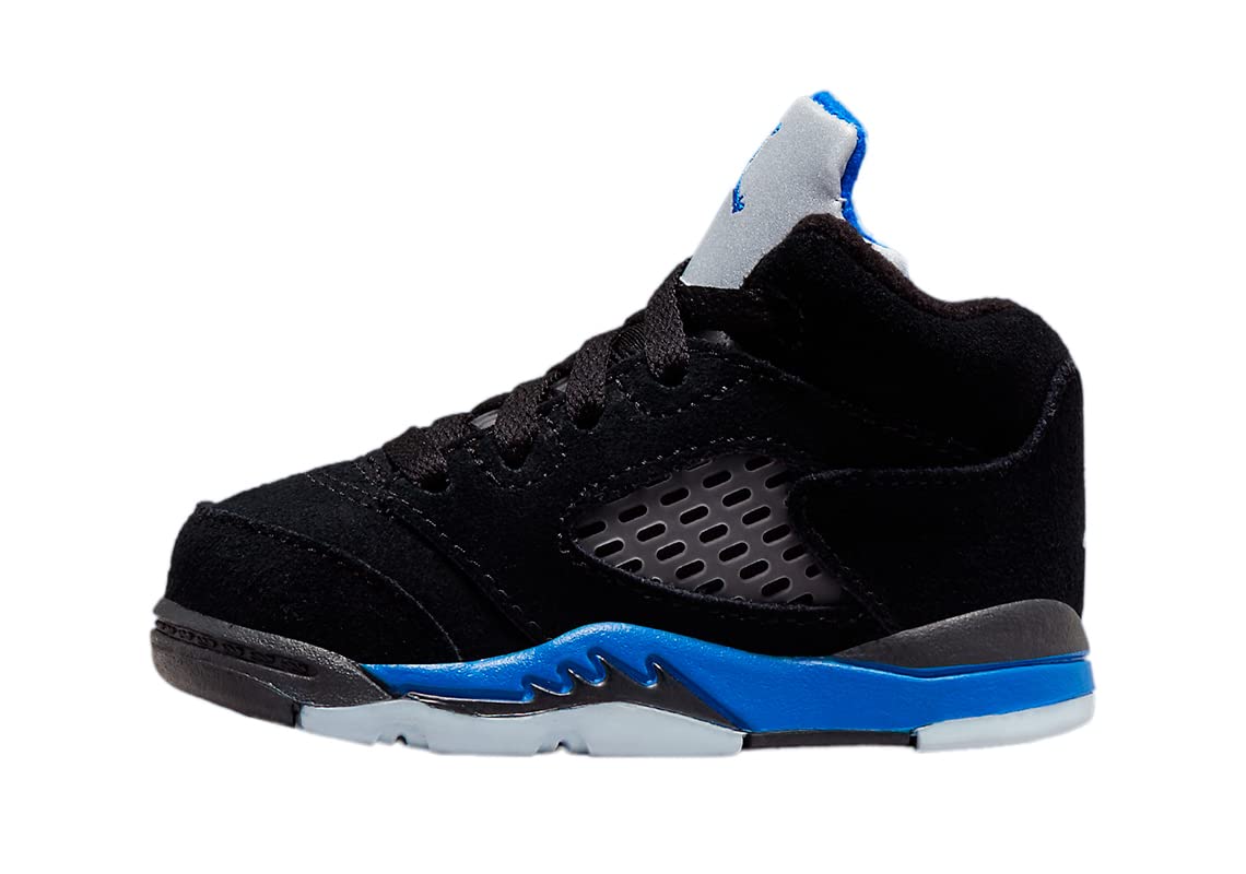 Jordan Air 5 TD Toddler Shoes Size 7C - Racer Blue Basketball Sneakers for Kids | Comfortable & Durable for Playtime & School Activities