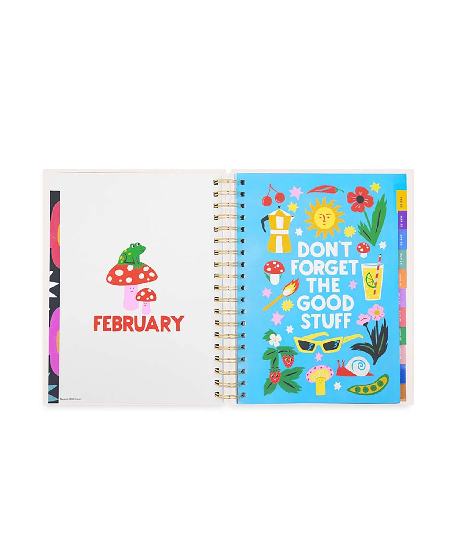 Ban.do 17-Month Large Planner 2024-2025 - Floral Pink Tulips Design - Perfect for School, Work & Personal Organization - Daily, Weekly & Monthly Planning