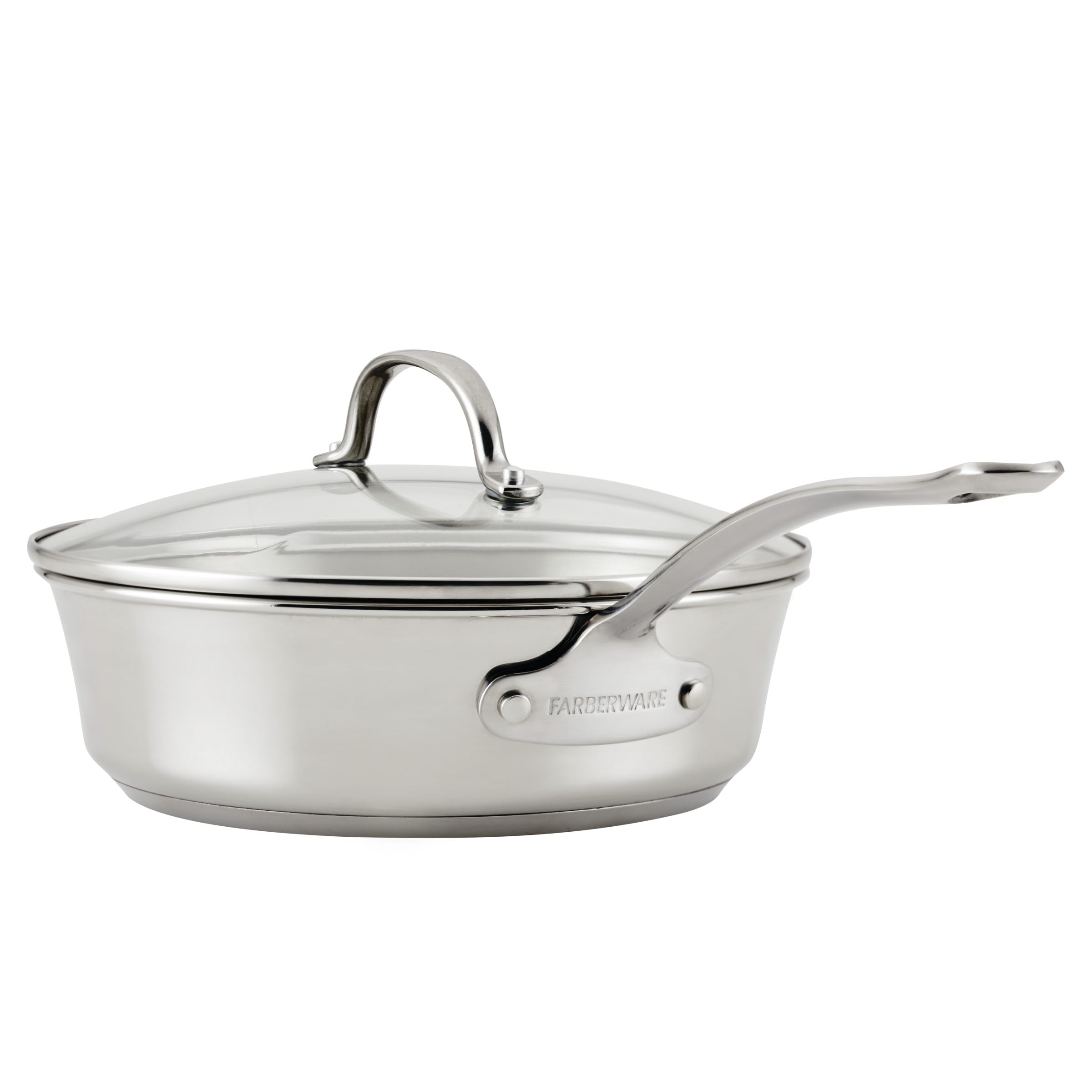 Farberware Millennium 10-Piece Stainless Steel Cookware Set - Pots and Pans for Professional Cooking, Boiling, Frying & Baking | Perfect for Home Chefs & Kitchen Enthusiasts