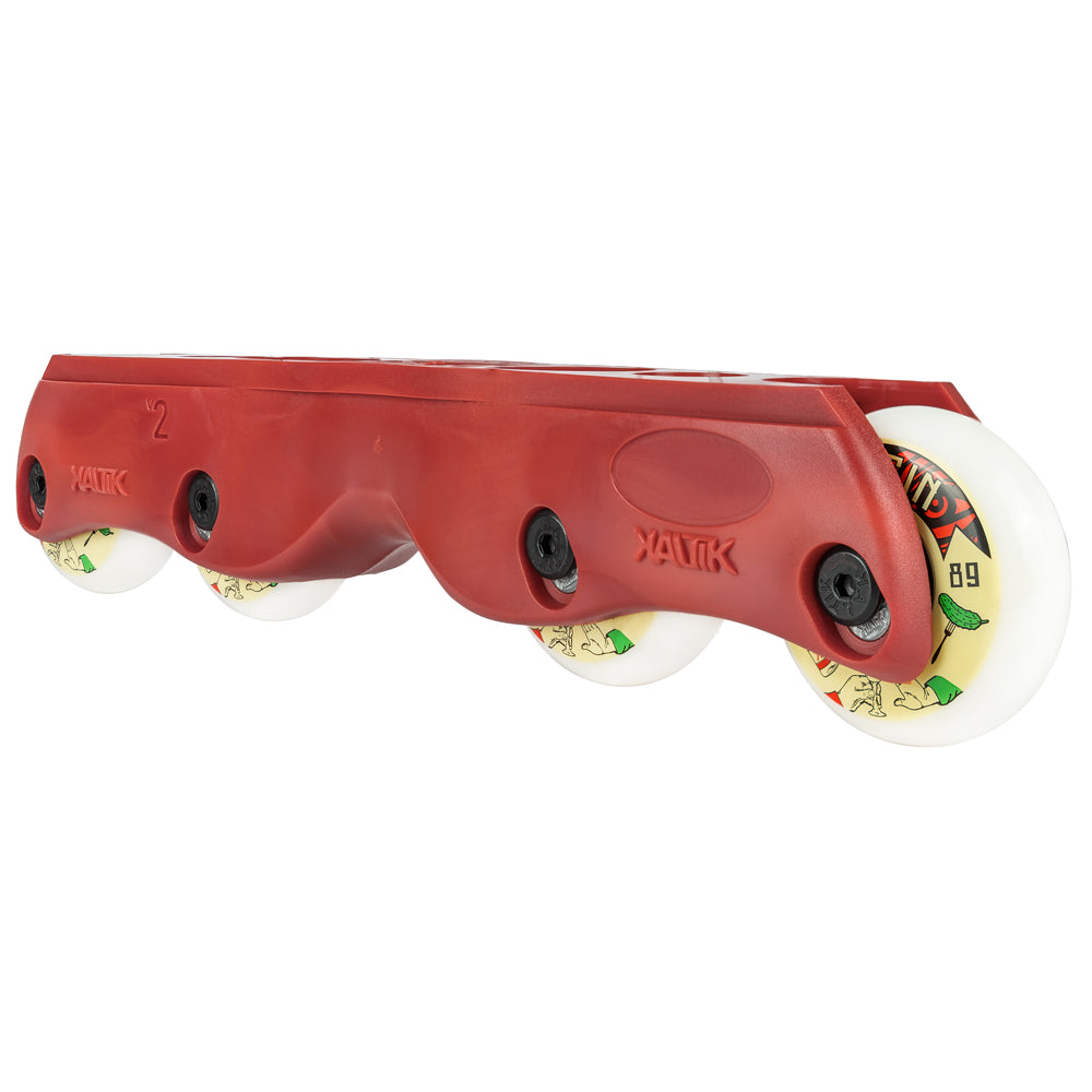 Kaltik Flat V2 64mm Aggressive Inline Skate Frame Kit - Premium Aluminum Frames for Urban Skating & Freestyle Tricks