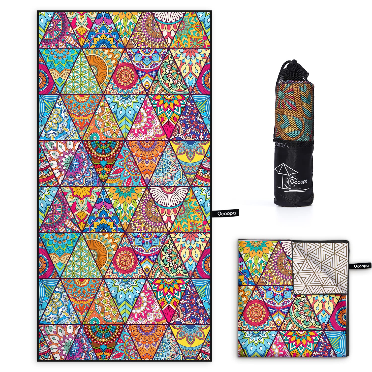 OCOOPA Microfiber Beach Towel - Extra Large 63