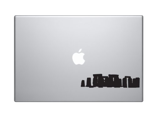 5 Inch Black Vinyl Stonehenge England Prehistoric Architecture Decal Sticker - Durable, Weatherproof, Easy to Apply for Cars, Laptops, Windows - Perfect for Home Decor, Office, Travel Accessories