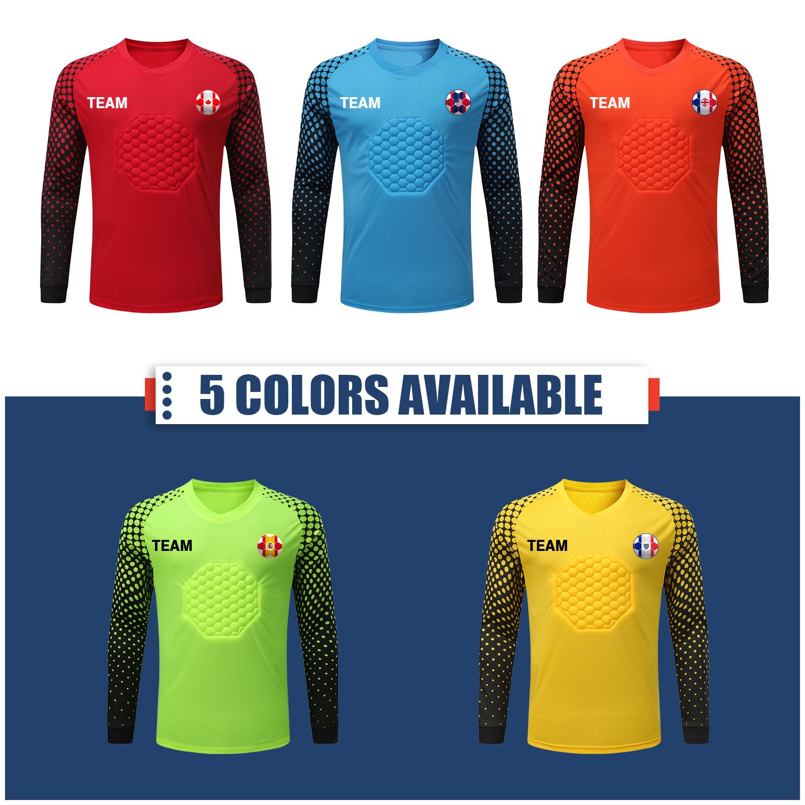 Custom Personalized Goalkeeper Jersey & Pants Set for Youth and Adult Soccer Players - Perfect for Training, Matches, and Team Uniforms