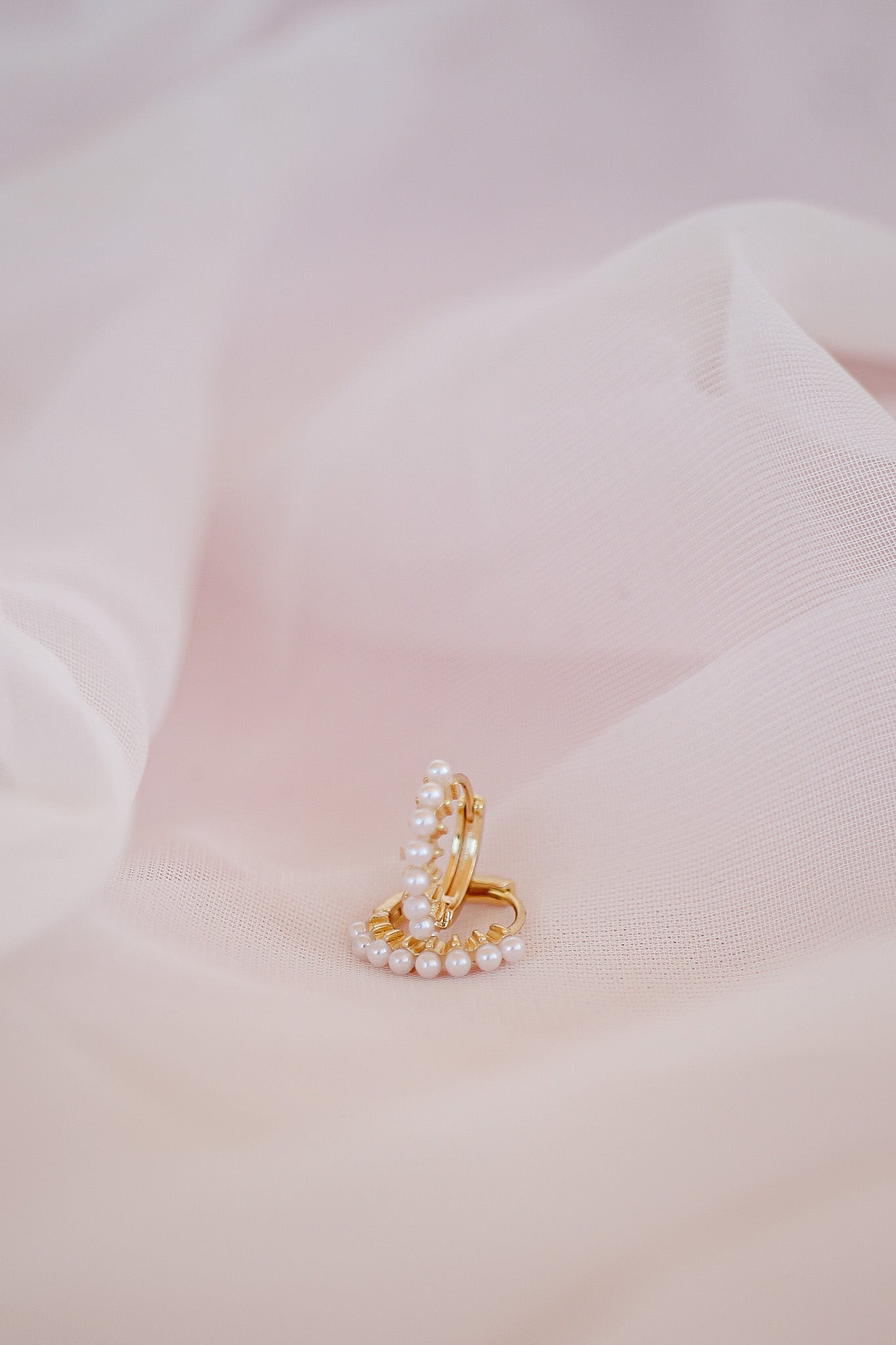 Pearl Mini Huggie Hoop Earrings - Dainty Pearl Studded Huggie Hoops for Women - Perfect for Everyday Wear, Date Night & Special Occasions