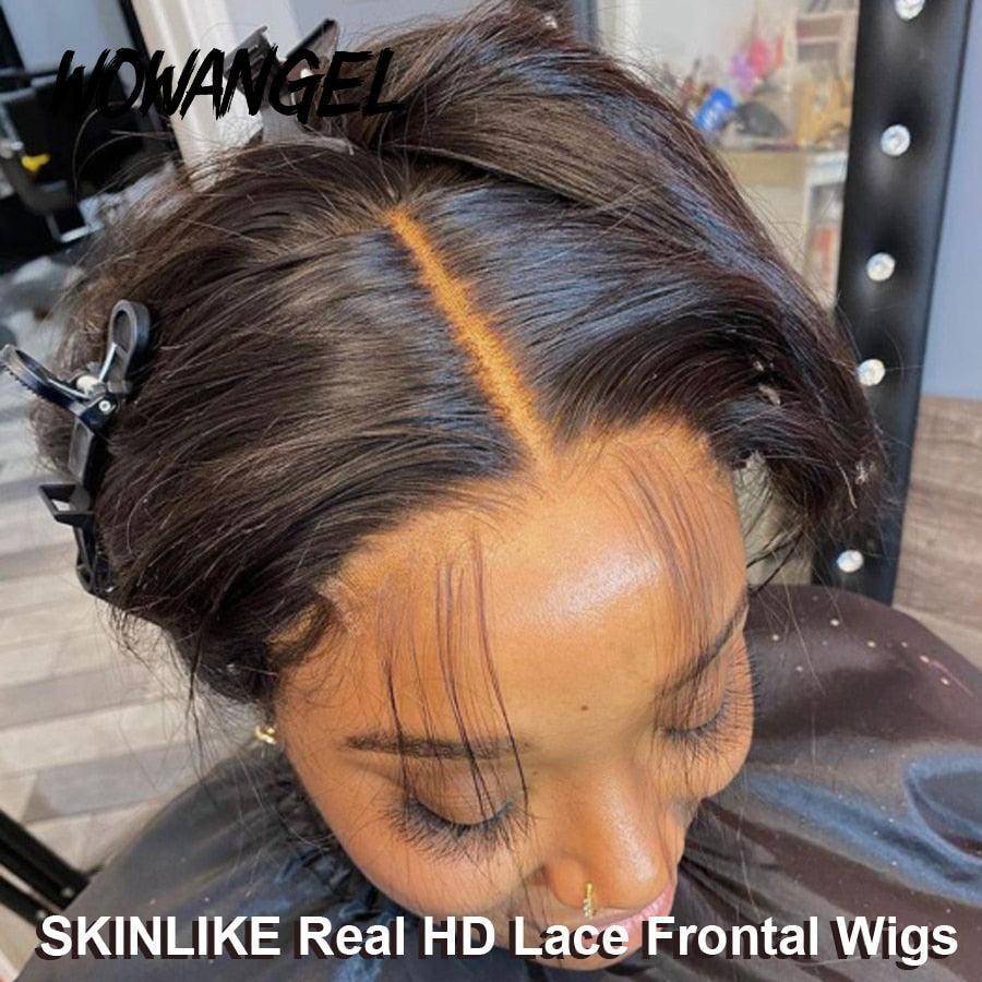 5x5 HD Lace Closure Wig Straight 180% Density Human Hair - Natural Look & Comfortable Wear | Perfect for Daily Use, Cosplay, and Special Occasions