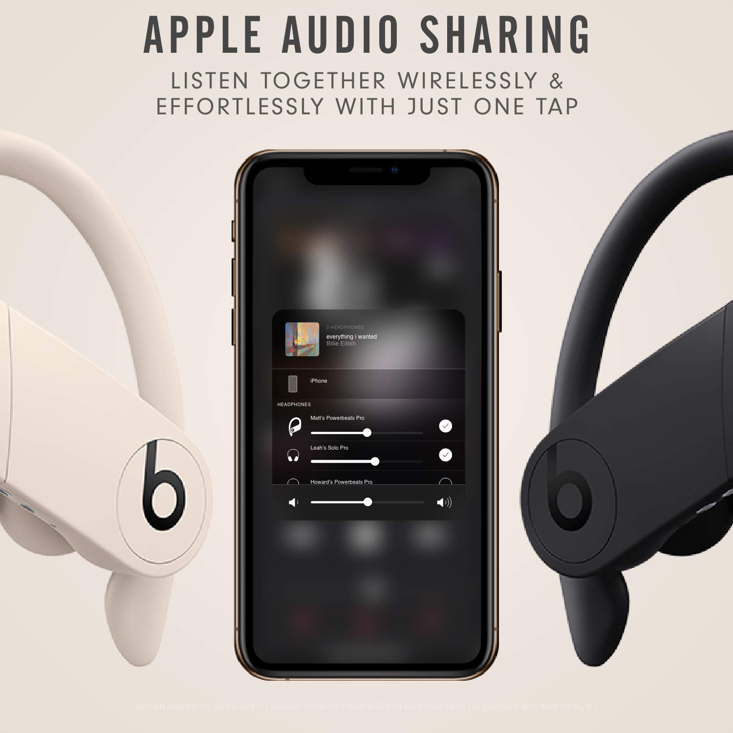 Beats Powerbeats Pro Wireless Earbuds with Apple H1 Chip - Bluetooth 5.0 Headphones, 9-Hour Battery Life, Sweat & Water Resistant, Built-in Mic for Calls - Ivory | Perfect for Running, Gym Workouts & Active Lifestyles