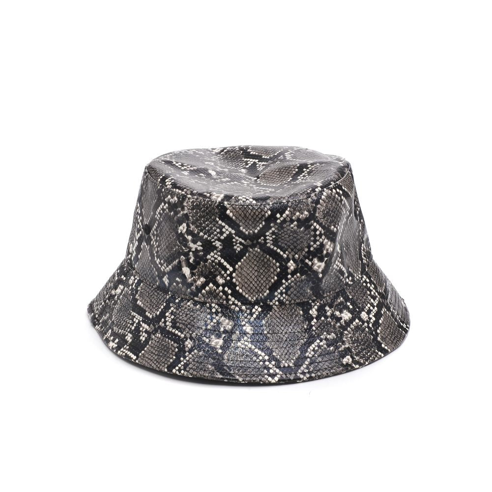 Vegan Leather Bucket Hat for Women & Men - Stylish Sun Protection Outdoor Hat for Beach, Hiking & Summer Fashion