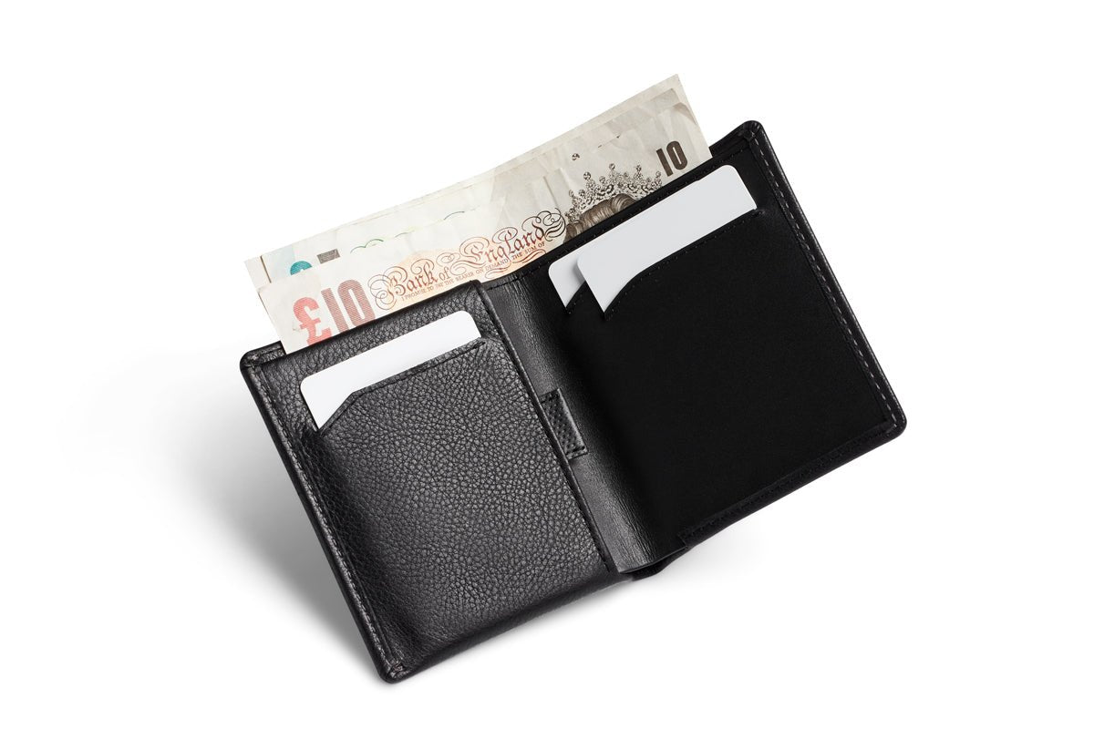BELLROY Note Sleeve Bi-Fold Wallet for Men - Slim RFID Blocking Leather Wallet with Card Slots - Perfect for Everyday Carry & Travel Essentials