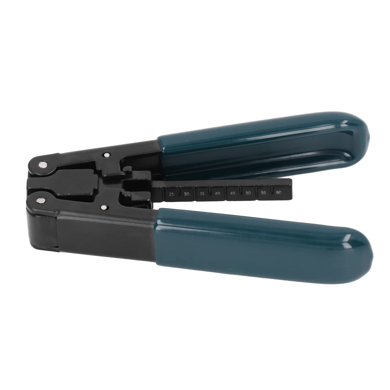 Fiber Optic Cable Stripper Tool - Slip Proof Handle with Measurement Scale for Professional Industry Use - Perfect for Network Installations & Telecom Repairs