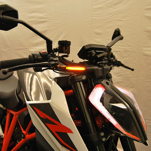 KTM SuperDuke 1290 LED Front Turn Signals - Compatible with 2014-2019 Models - High Visibility Motorcycle Indicators for Day & Night Riding