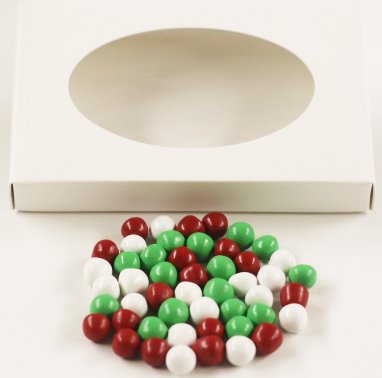 Scott's Cakes Christmas Chocolate Dutch Mints - 8 oz. Premium White Gift Box - Perfect for Holiday Gifting, Party Favors & Sweet Treats