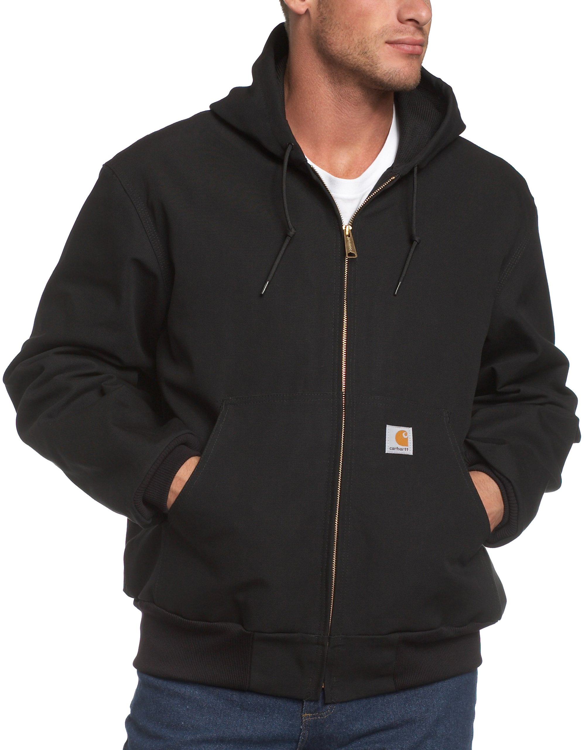 Carhartt Men's Heavyweight Hooded Sweatshirt - Durable Workwear for Outdoor Activities, Construction, and Casual Wear