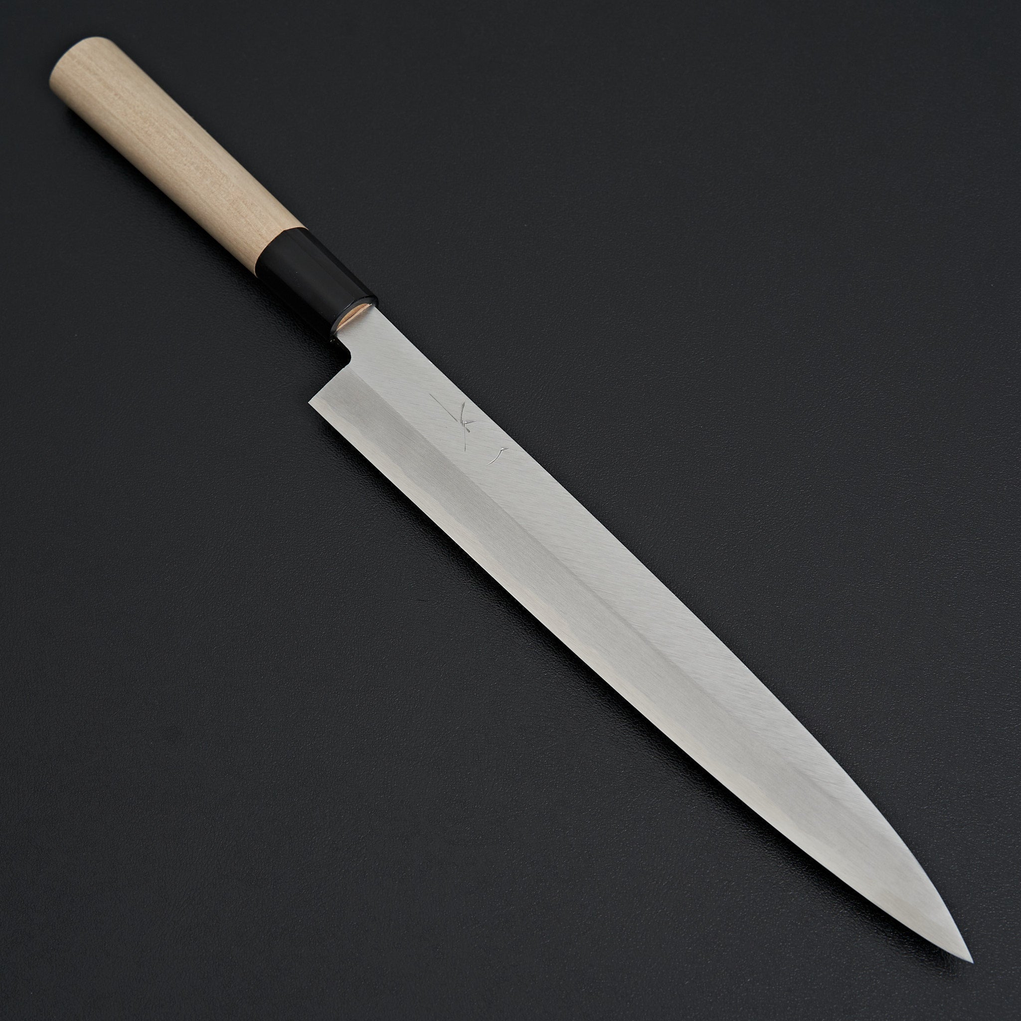 Premium Hitohira Gorobei White #3 Yanagiba 240mm Japanese Sushi Knife with Ho Wood Handle - Perfect for Sushi Chefs & Professional Japanese Cuisine Preparation