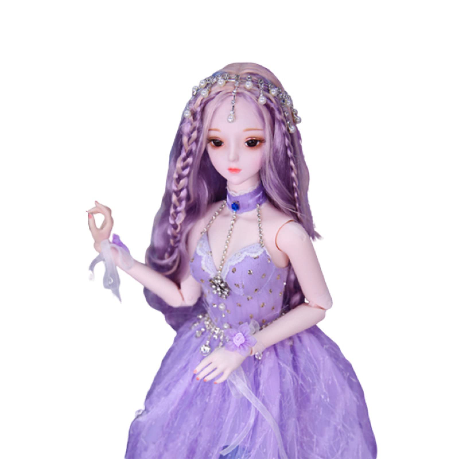 1/3-24 Inch BJD Handmade Dolls with Full Set Outfit - DIY Ball Jointed Doll Toys for Girls | Perfect for Collecting, Photography & Role Play