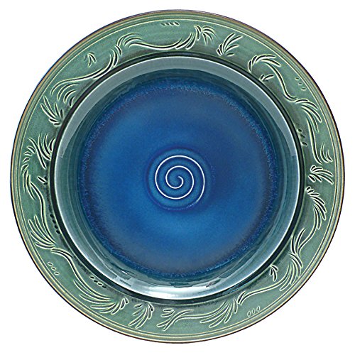 Design Toscano Chenoa 20-Inch Hand-Carved Ceramic Decorative Plate – Southwestern Style Wall Art for Dining Room, Kitchen, or Patio Décor