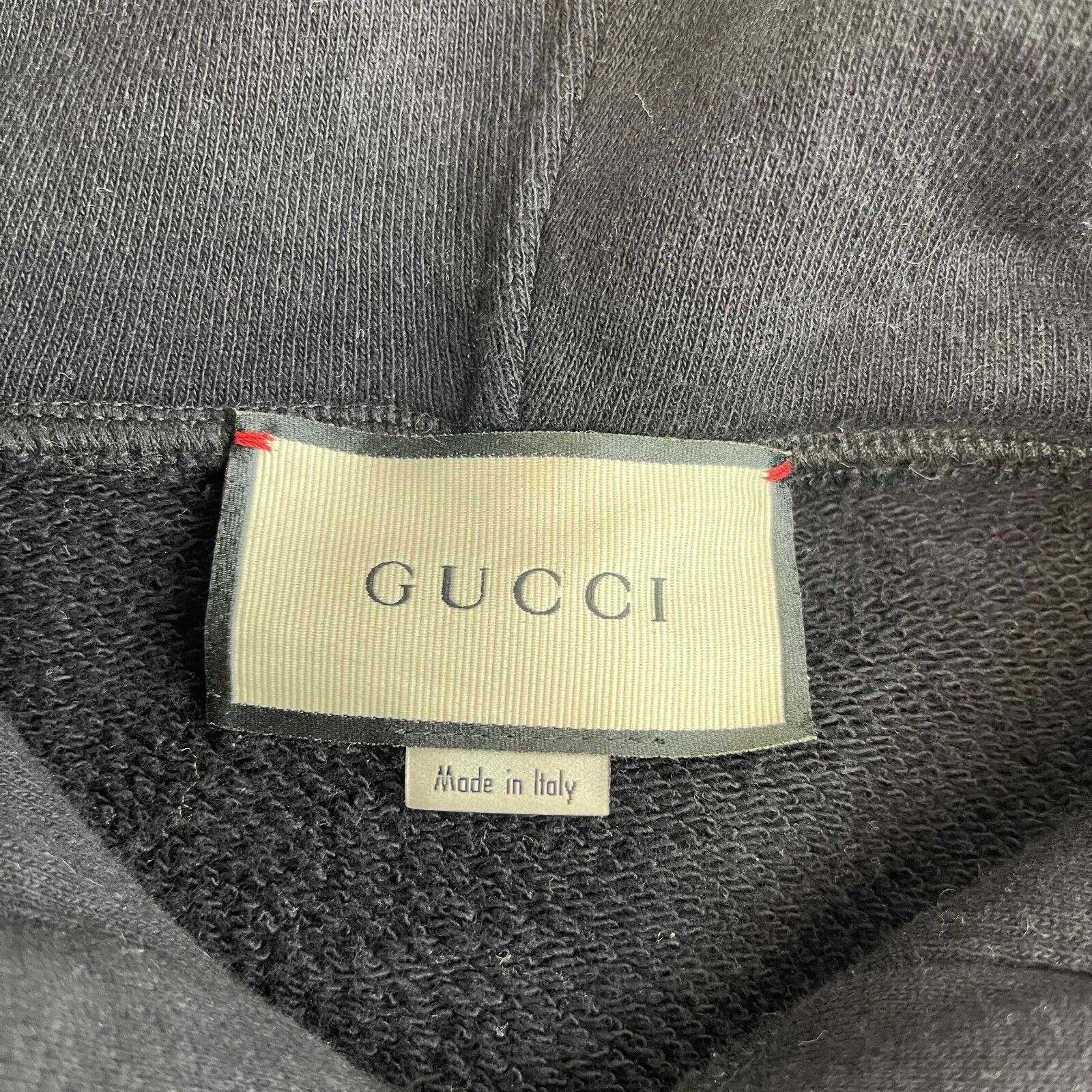 GUCCI Hooded Interlocking GG Black & White Hoodie - Size S - Luxury Streetwear for Men & Women | Perfect for Casual Outfits, Date Nights & Urban Fashion