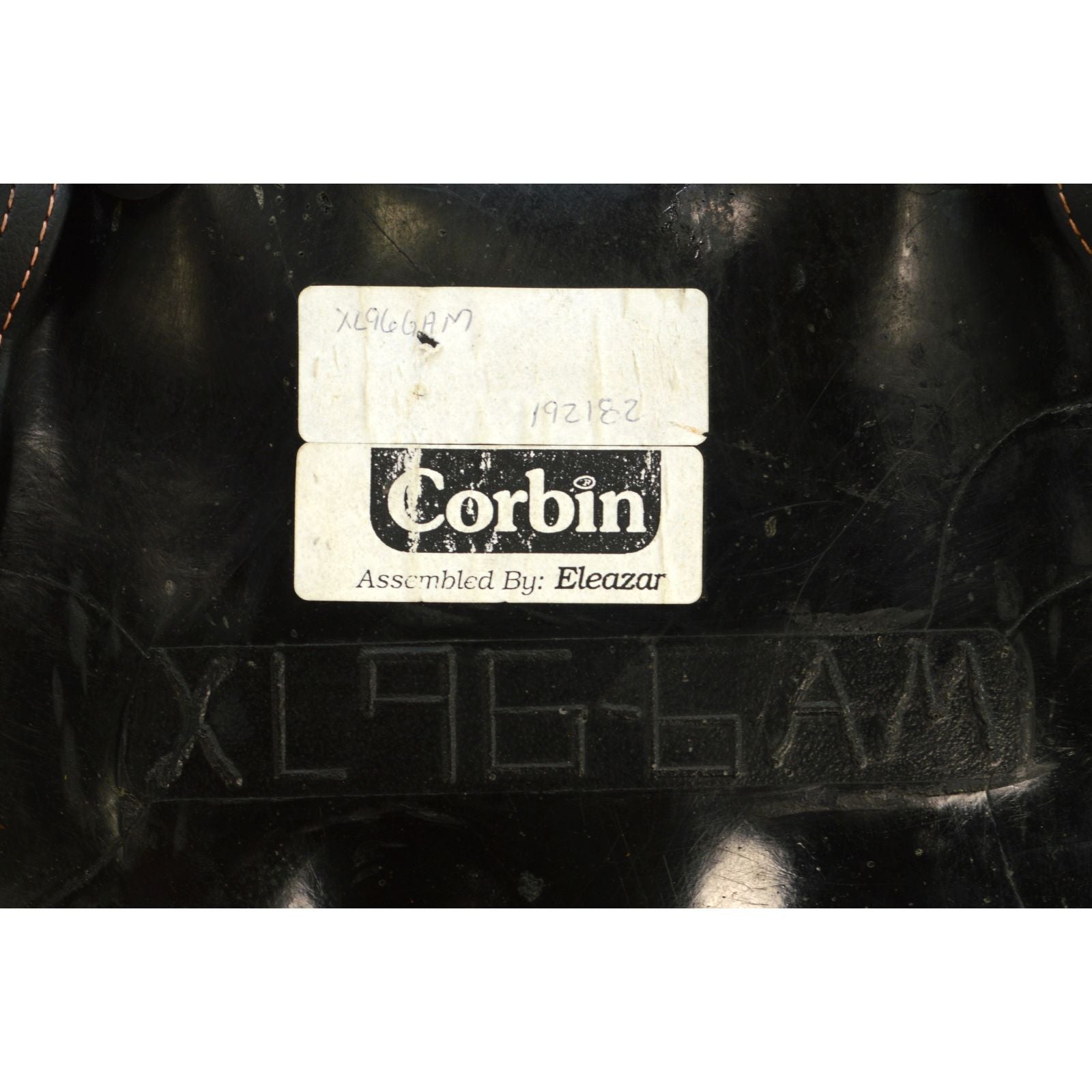 Premium Corbin Motorcycle Seat No. XL 96 6 AM - Black Leather Replacement for Harley Davidson & Cruisers - Comfort Upgrade for Long Rides & Touring