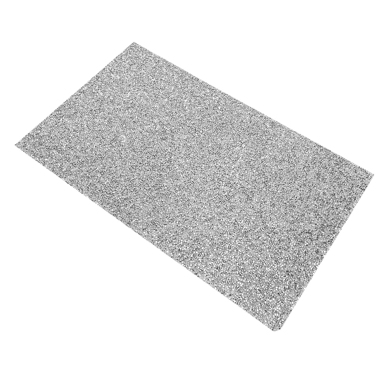 Soft Foldable Nail Salon Practice Desk Pad - Shiny Nail Art Table Mat for Manicure & DIY Training - Non-Slip Silver Surface - Perfect for Home Nail Practice & Professional Salon Use