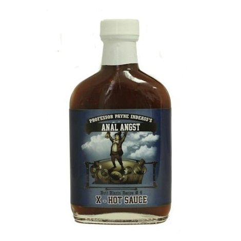 Prof. Payne's Anal Angst X-Hot Sauce - Extreme Spicy Hot Sauce for Wings, Tacos & Chili - Perfect for BBQ, Game Day & Hot Sauce Challenges