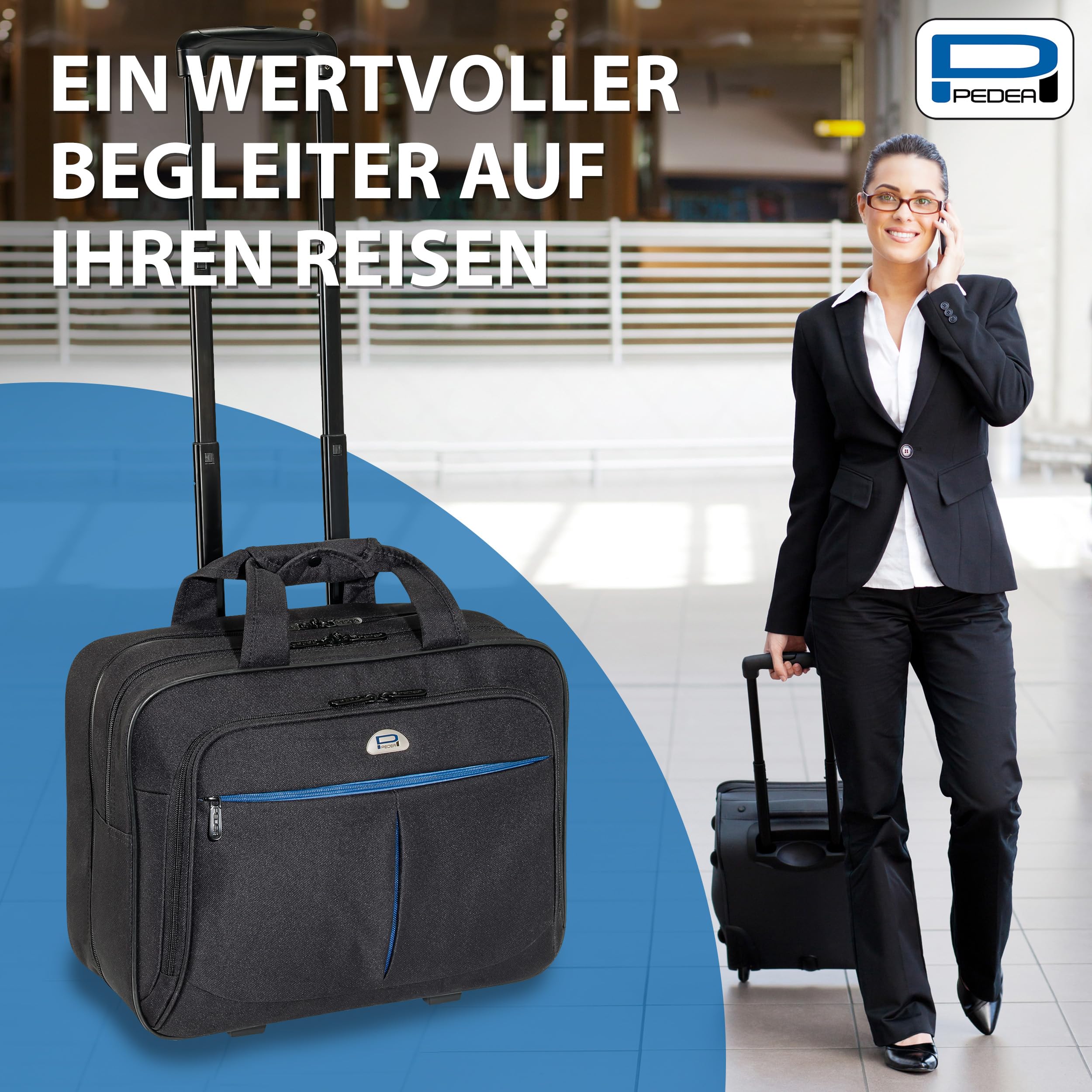 Premium Air Trolley Luggage - Lightweight Carry-On Suitcase with 360° Spinner Wheels for Smooth Travel | Perfect for Business Trips, Vacations & Weekend Getaways