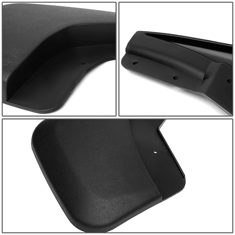1/8 in. Thick Heavy Duty Mud Flaps for 2014-2018 Chevy Silverado 1500 & 2015-2018 2500/3500HD - Perfect for Off-Roading, Truck Protection & Mud Splash Prevention