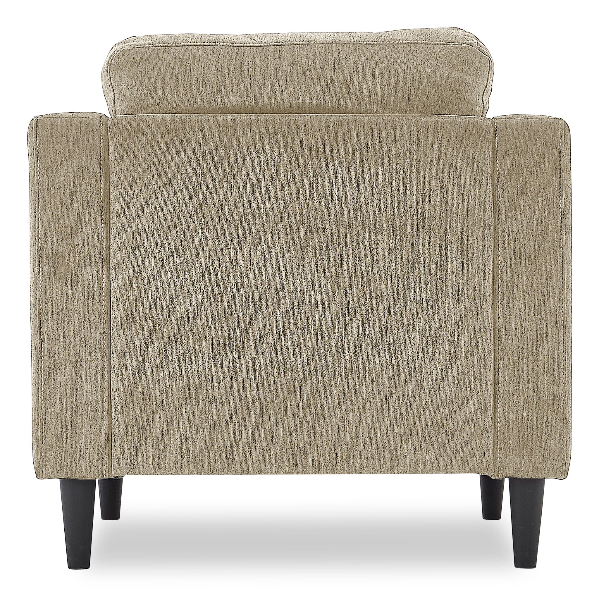 Anthena Chair in Taupe - Modern Accent Chair for Living Room, Bedroom, or Office - Comfortable & Stylish Seating Solution