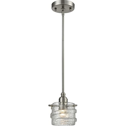 Elk Home D3898 Hiver Single Light Pendant - Modern Farmhouse Ceiling Fixture for Dining Room, Kitchen Island & Entryway Lighting