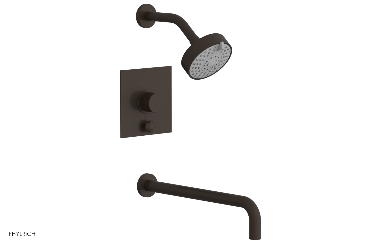 BASIC II 14 Pressure Balance Tub and Shower Set 230S 27 14 - Chrome Finish, Anti-Scald Valve for Safe Bathing, Ideal for Home & Hotel Bathroom Renovation